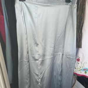 NWT American Eagle silk Maxi Skirt with slit